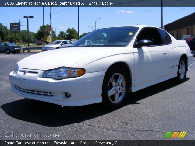 2005 Chevrolet Monte Carlo Supercharged SS in White