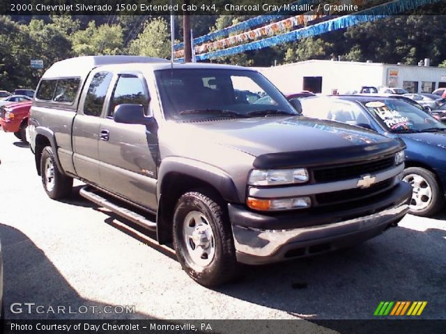 2000 Chevrolet Silverado 1500 Extended Cab 4x4 in Charcoal Gray Metallic