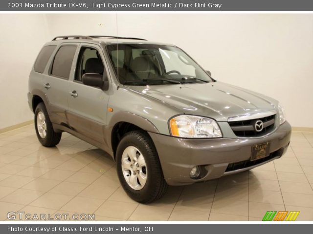 2003 Mazda Tribute LX-V6 in Light Cypress Green Metallic