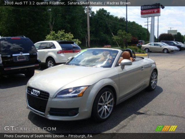 2008 Audi TT 3.2 quattro Roadster in Sahara Silver Metallic