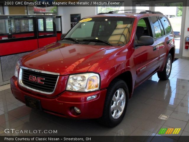 2003 GMC Envoy SLE 4x4 in Magnetic Red Metallic