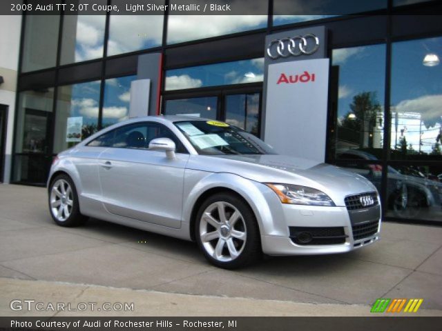 2008 Audi TT 2.0T Coupe in Light Silver Metallic