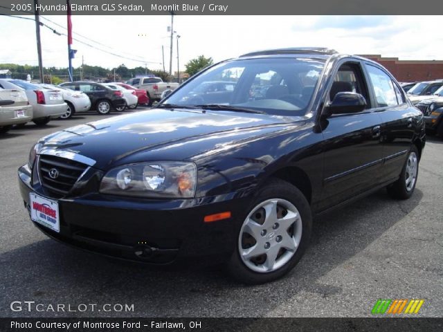 2005 Hyundai Elantra GLS Sedan in Moonlit Blue
