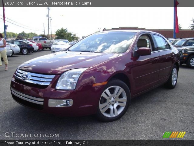 2007 Ford Fusion SEL V6 in Merlot Metallic