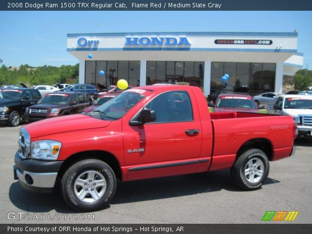 2008 Dodge Ram 1500 TRX Regular Cab in Flame Red