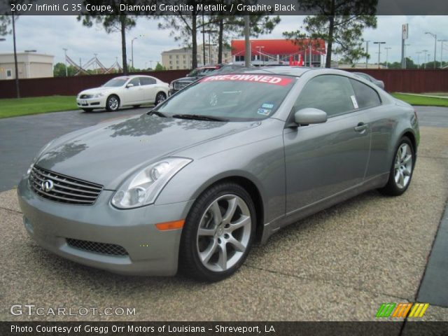 2007 Infiniti G 35 Coupe in Diamond Graphite Metallic