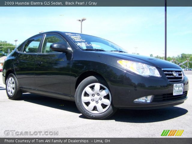 2009 Hyundai Elantra GLS Sedan in Black Pearl