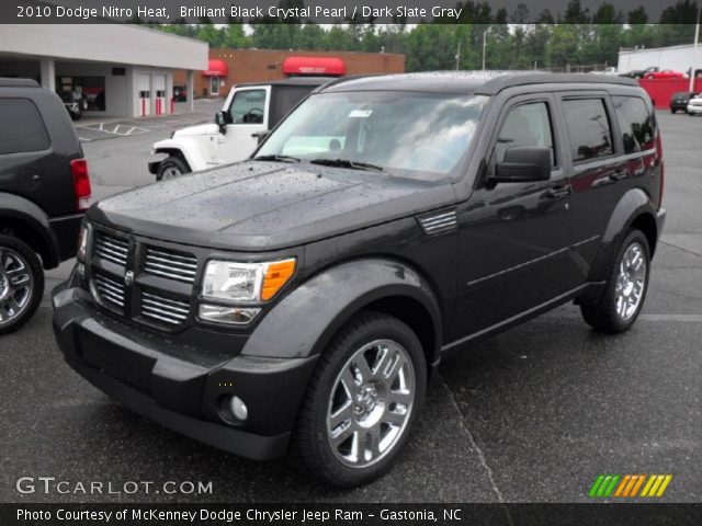 2010 Dodge Nitro Heat in Brilliant Black Crystal Pearl