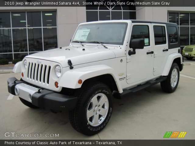 2010 Jeep Wrangler Unlimited Sahara 4x4 in Stone White