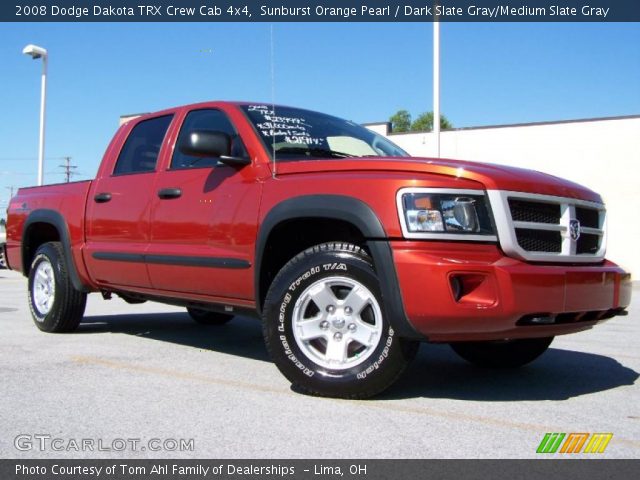 2008 Dodge Dakota TRX Crew Cab 4x4 in Sunburst Orange Pearl