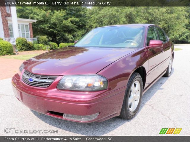 2004 Chevrolet Impala LS in Berry Red Metallic