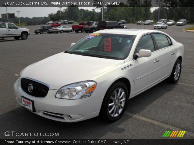 2007 Buick Lucerne CXS in White Diamond Tricoat