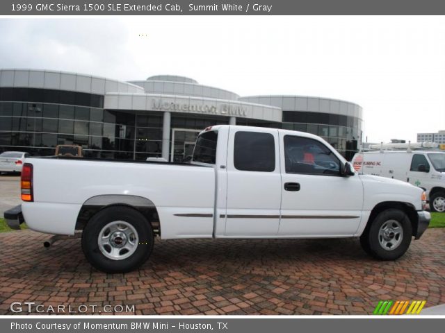 1999 GMC Sierra 1500 SLE Extended Cab in Summit White