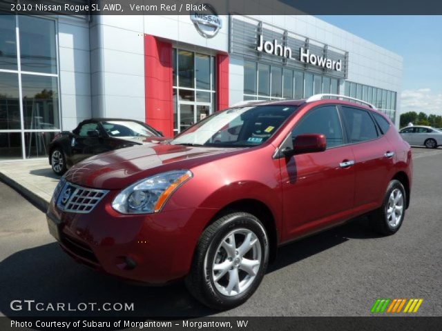 2010 Nissan Rogue SL AWD in Venom Red