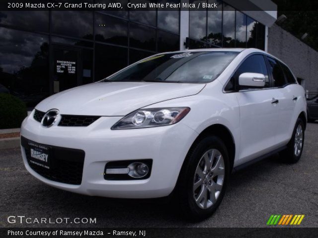 2009 Mazda CX-7 Grand Touring AWD in Crystal White Pearl Mica