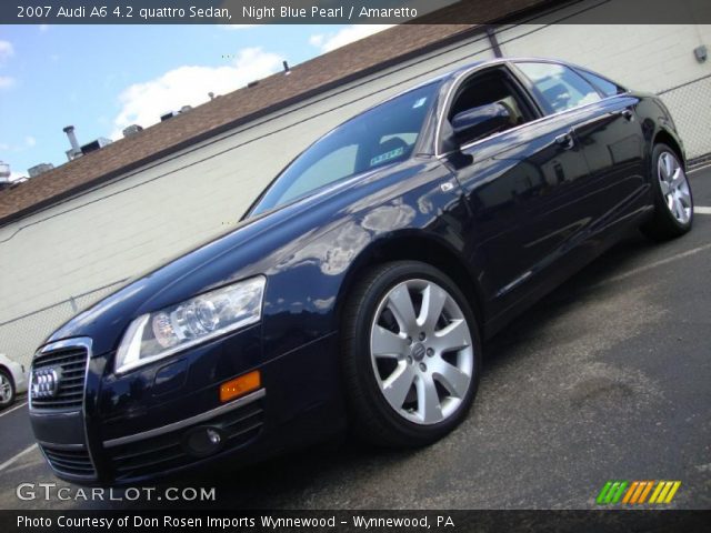 2007 Audi A6 4.2 quattro Sedan in Night Blue Pearl
