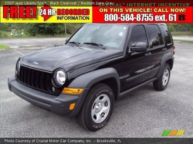 2007 Jeep Liberty Sport in Black Clearcoat