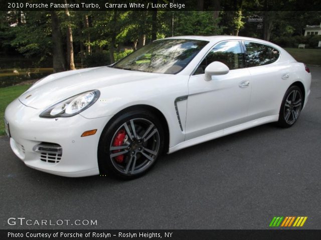 2010 Porsche Panamera Turbo in Carrara White