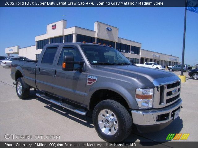 2009 Ford F350 Super Duty Lariat Crew Cab 4x4 in Sterling Grey Metallic