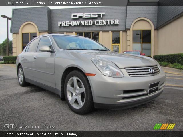 2004 Infiniti G 35 Sedan in Brilliant Silver Metallic