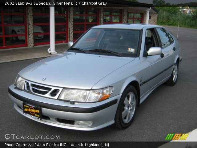 2002 Saab 9-3 SE Sedan in Silver Metallic