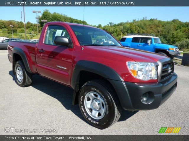 2005 Toyota Tacoma Regular Cab 4x4 in Impulse Red Pearl