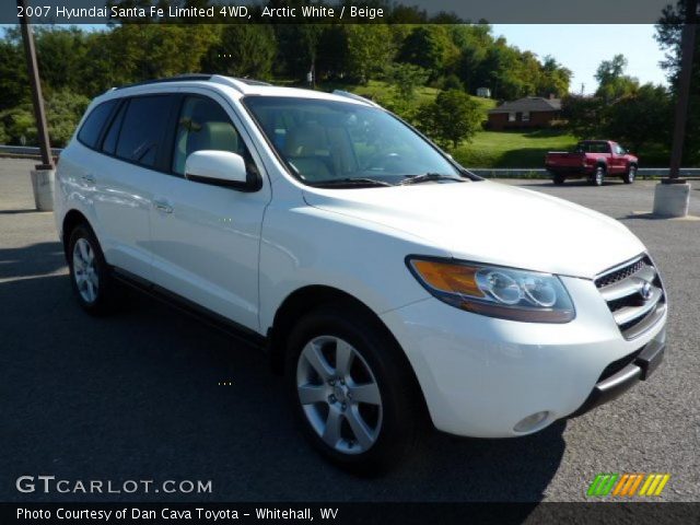 2007 Hyundai Santa Fe Limited 4WD in Arctic White