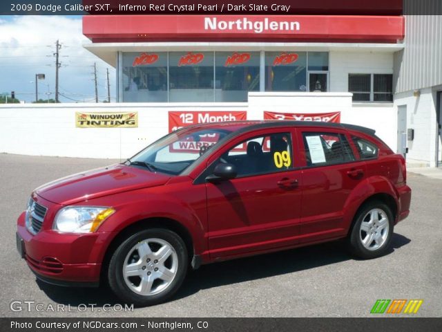 2009 Dodge Caliber SXT in Inferno Red Crystal Pearl