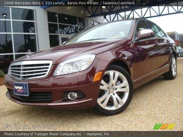 2008 Mercedes-Benz C 300 Luxury in Barolo Red Metallic