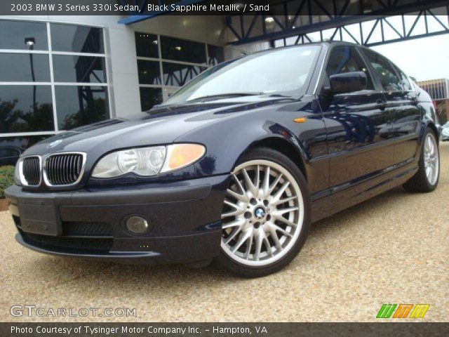 2003 BMW 3 Series 330i Sedan in Black Sapphire Metallic