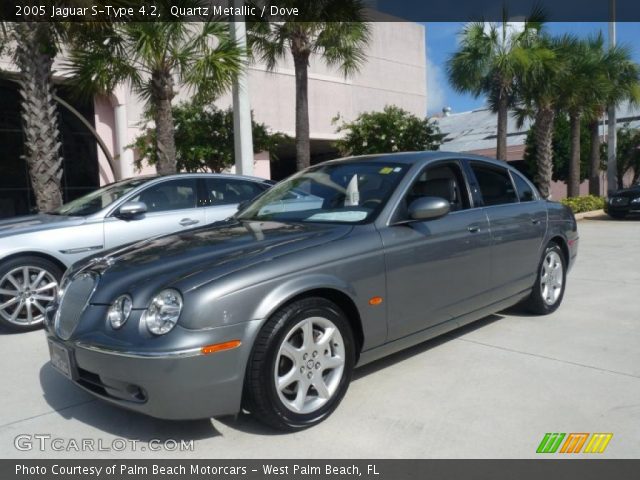2005 Jaguar S-Type 4.2 in Quartz Metallic
