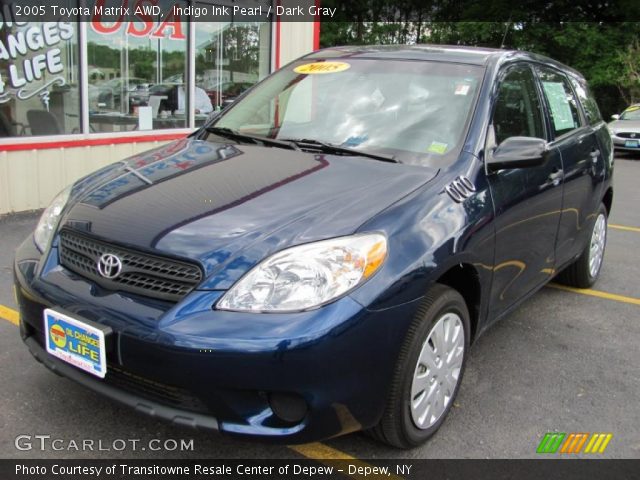 2005 Toyota Matrix AWD in Indigo Ink Pearl