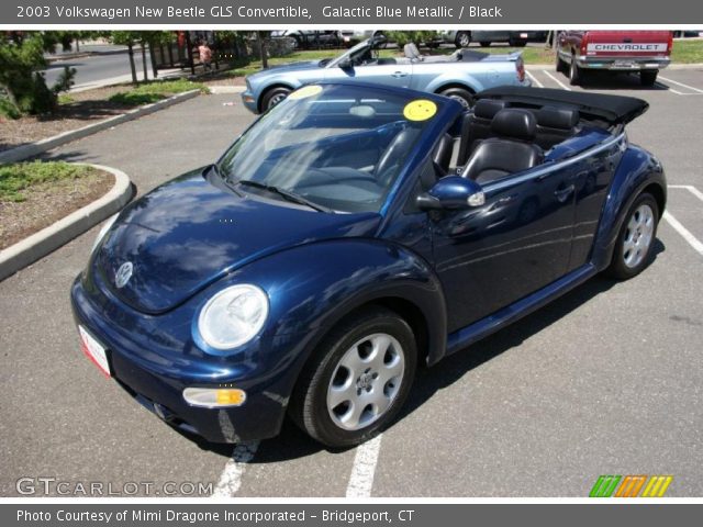 2003 Volkswagen New Beetle GLS Convertible in Galactic Blue Metallic