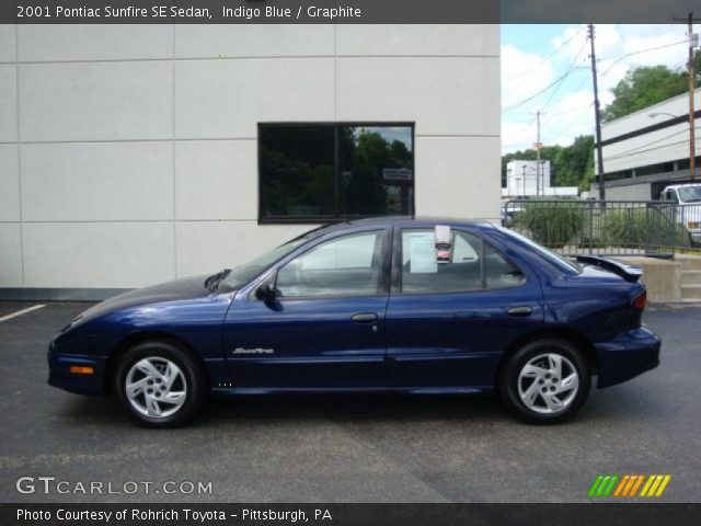 2001 Pontiac Sunfire SE Sedan in Indigo Blue