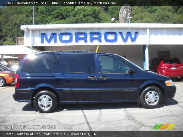 2003 Chevrolet Venture LS in Black Sapphire Metallic