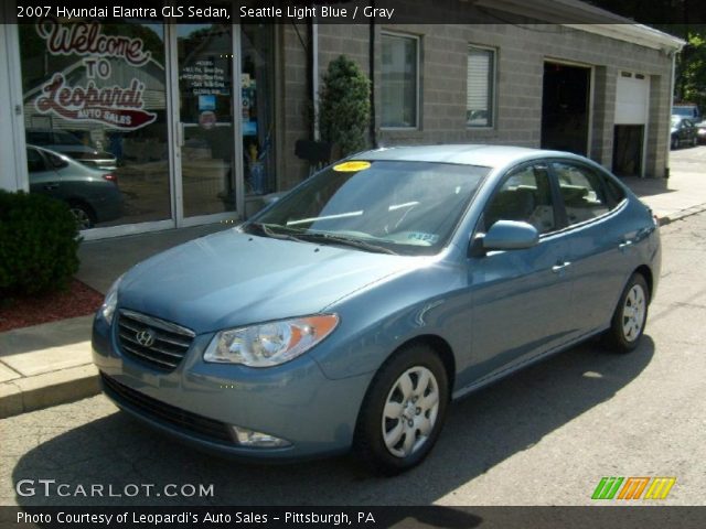 2007 Hyundai Elantra GLS Sedan in Seattle Light Blue