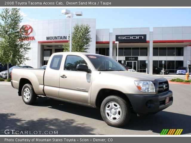 2008 Toyota Tacoma Access Cab in Desert Sand Mica
