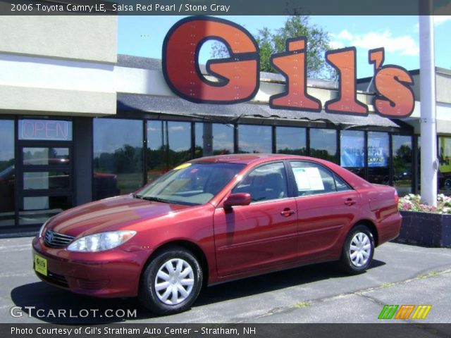 2006 Toyota Camry LE in Salsa Red Pearl