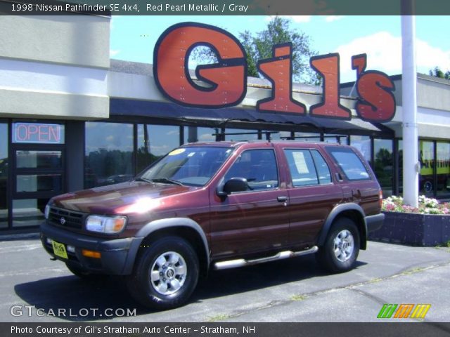 1998 Nissan Pathfinder SE 4x4 in Red Pearl Metallic