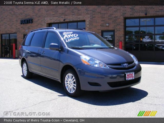 2008 Toyota Sienna XLE AWD in Slate Metallic