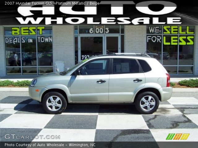 2007 Hyundai Tucson GLS in Platinum Metallic