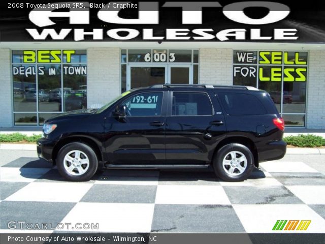 2008 Toyota Sequoia SR5 in Black