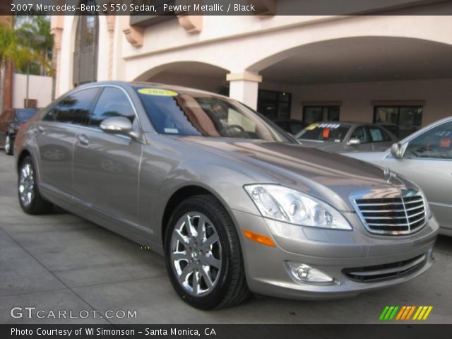 2007 Mercedes-Benz S 550 Sedan in Pewter Metallic