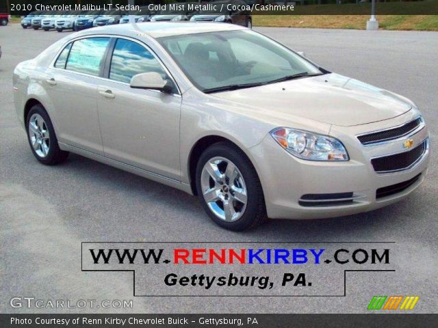2010 Chevrolet Malibu LT Sedan in Gold Mist Metallic