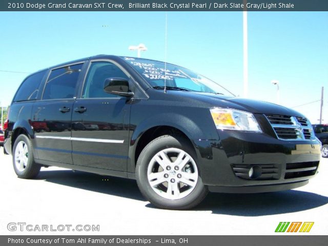 2010 Dodge Grand Caravan SXT Crew in Brilliant Black Crystal Pearl