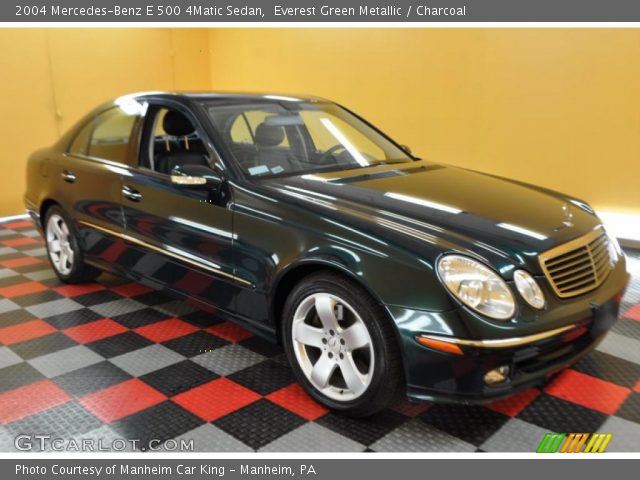 2004 Mercedes-Benz E 500 4Matic Sedan in Everest Green Metallic