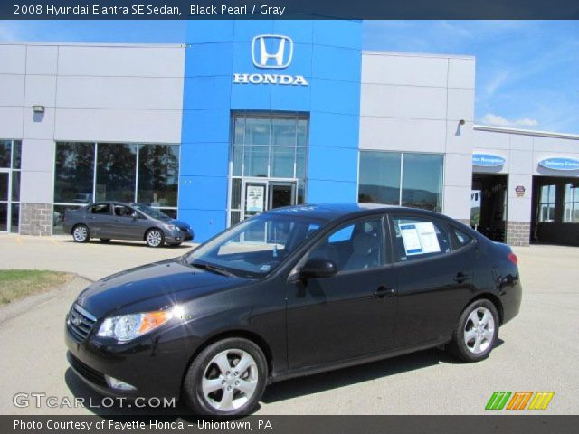 2008 Hyundai Elantra SE Sedan in Black Pearl