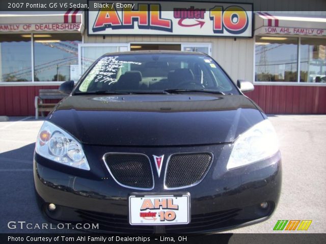 2007 Pontiac G6 V6 Sedan in Black