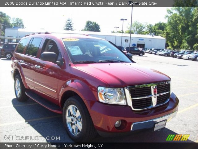 2008 Dodge Durango Limited 4x4 in Inferno Red Crystal Pearl
