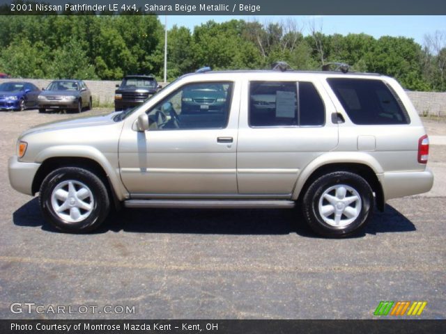 2001 Nissan Pathfinder LE 4x4 in Sahara Beige Metallic